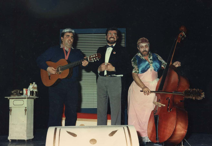 Al teatro Dante di Palermo - 1987